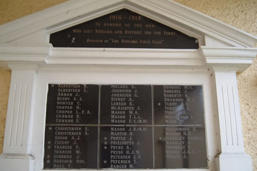 Nireaha memorial