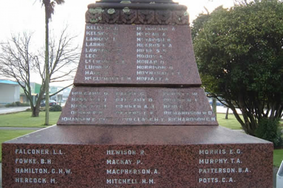 Pahiatua memorial