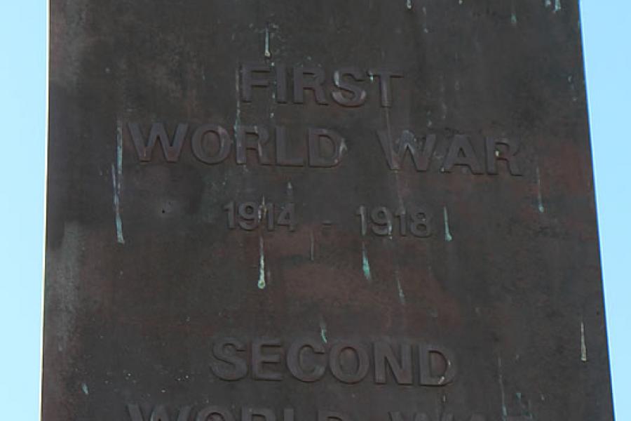 Detail of memorial