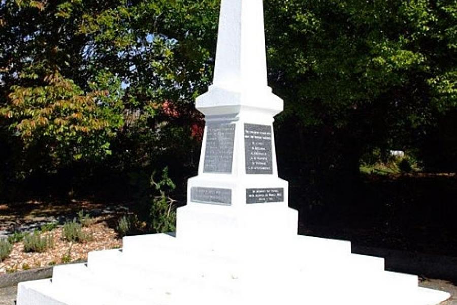 Detail from memorial