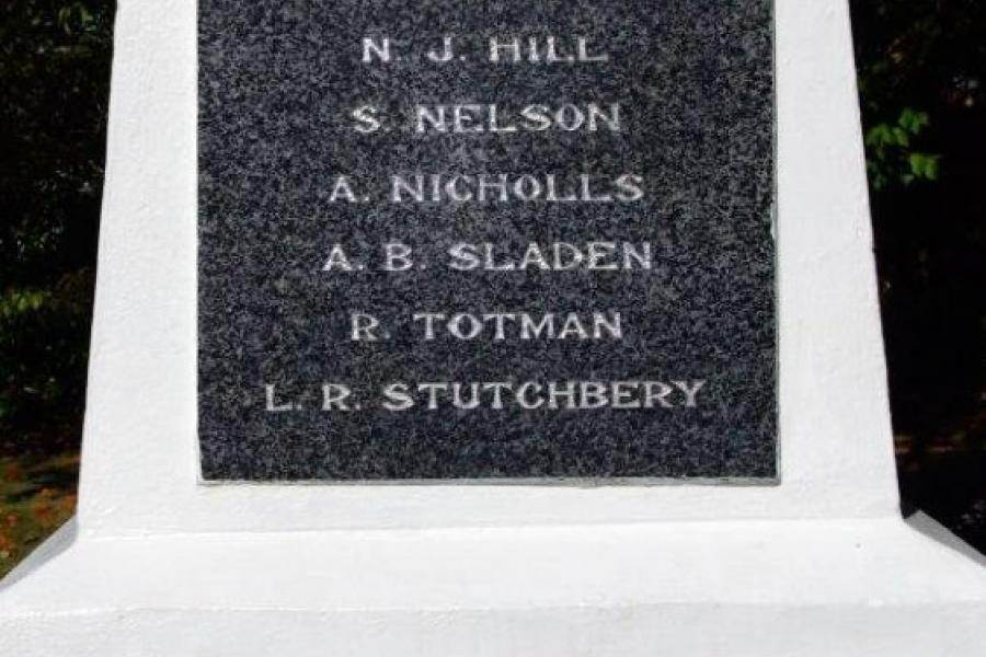 Detail from memorial