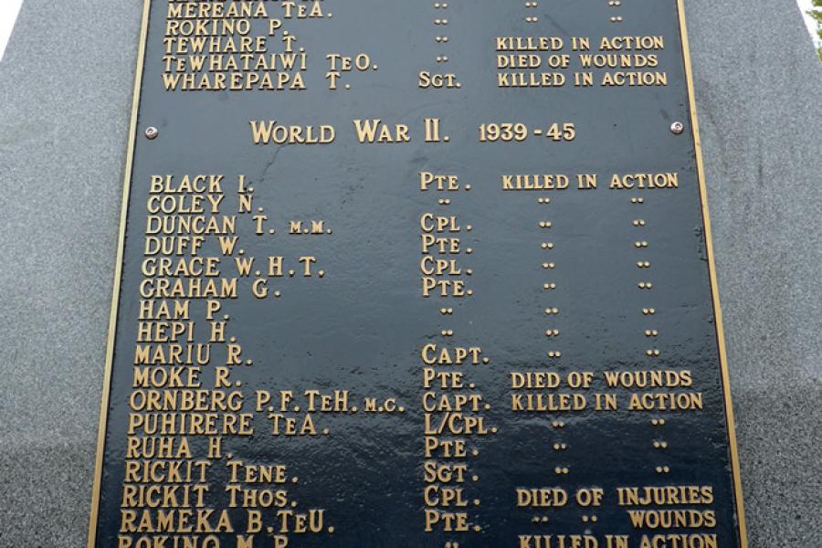 taupo war memorial cenotaph