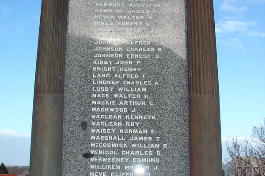 Te Aroha War Memorial