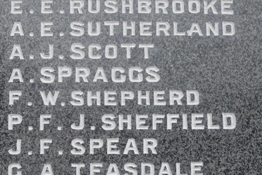 Roll of honour