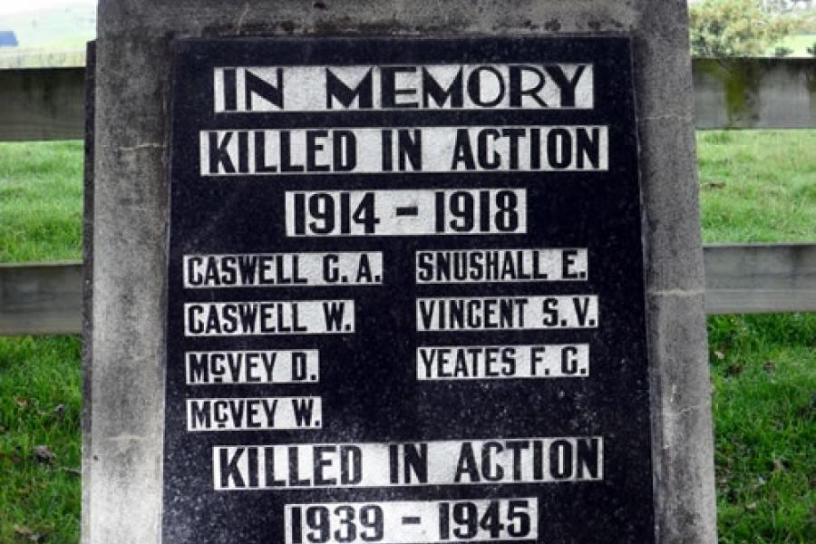 Te Ngawai memorial