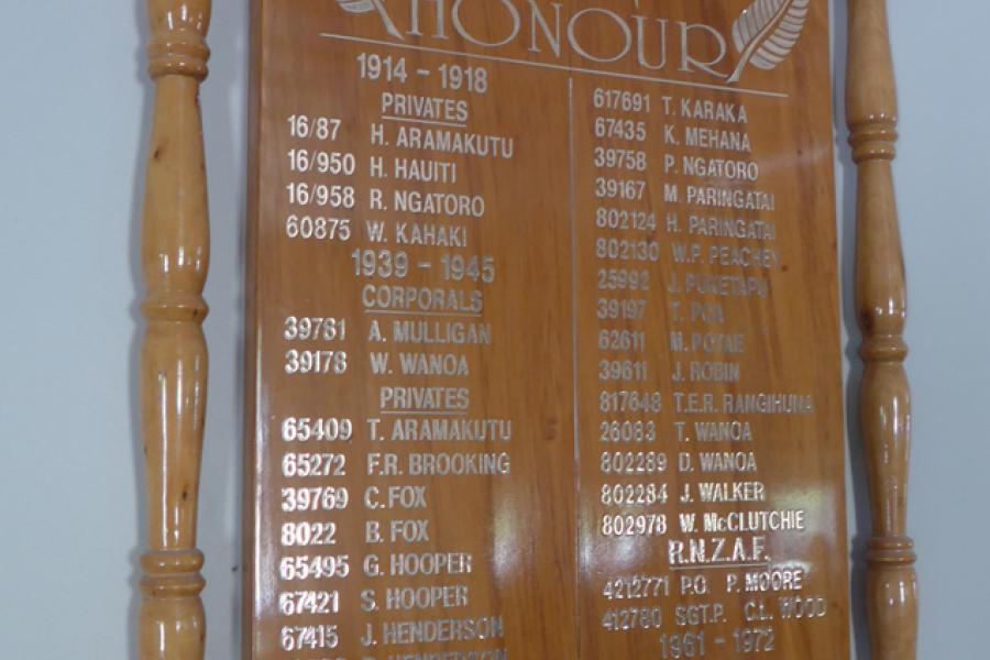 Roll of Honour