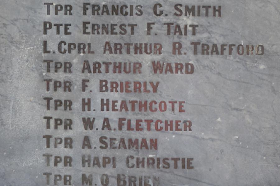 Roll of honour