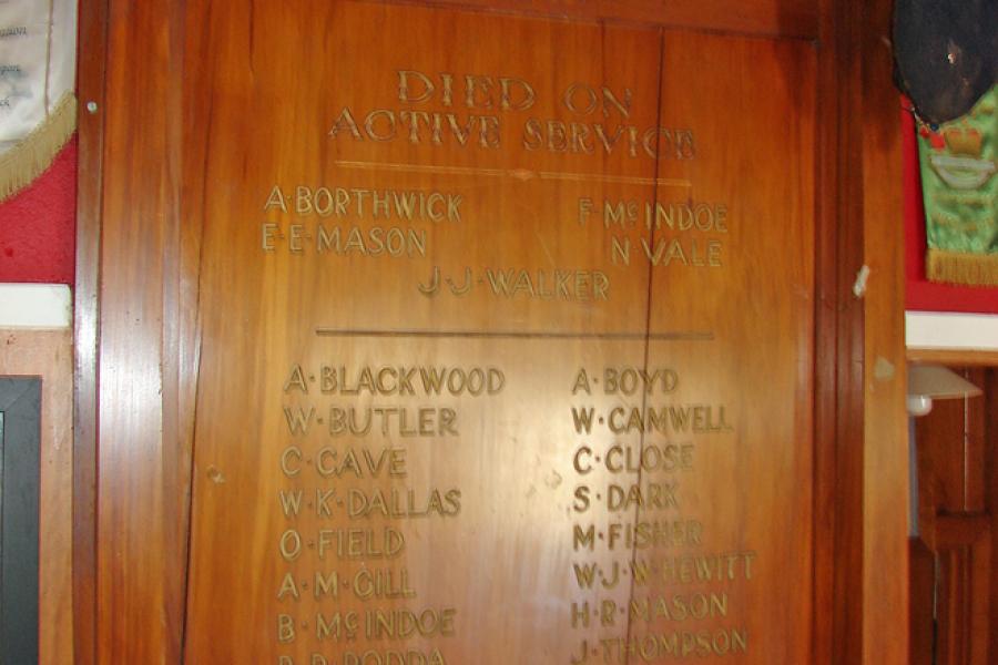 Roll of Honour