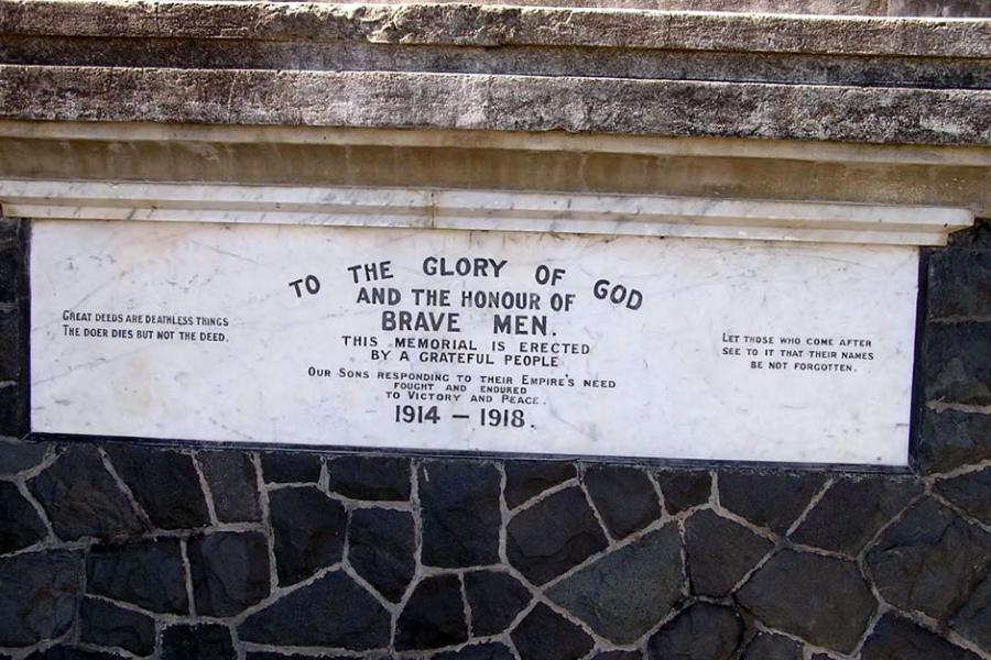 Thames First World War memorial