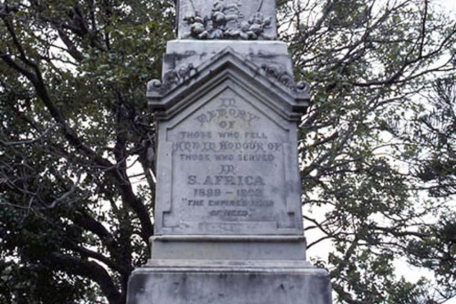 Thames South African War memorial
