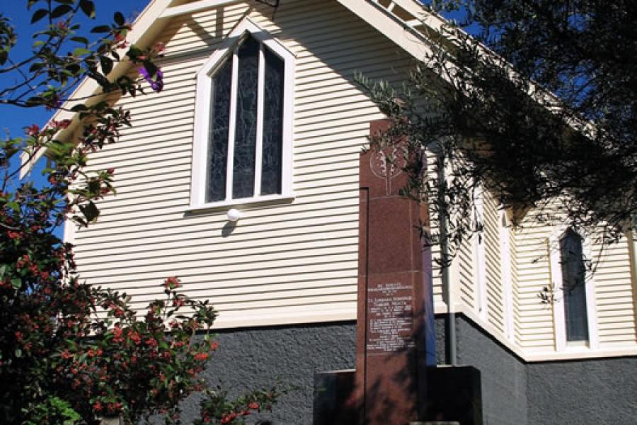 Detail of church