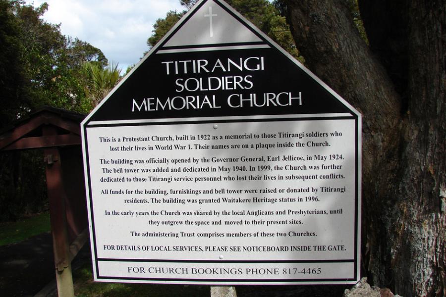 Titirangi Soldiers Church