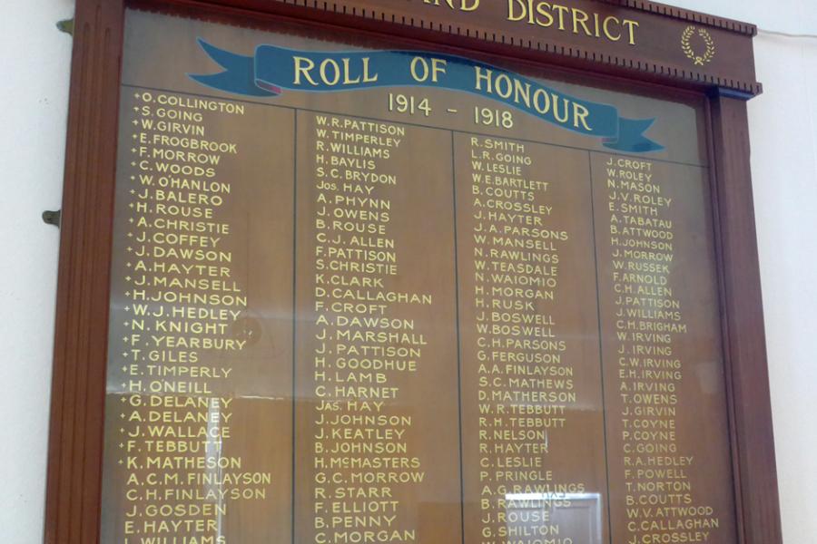 Roll of Honour