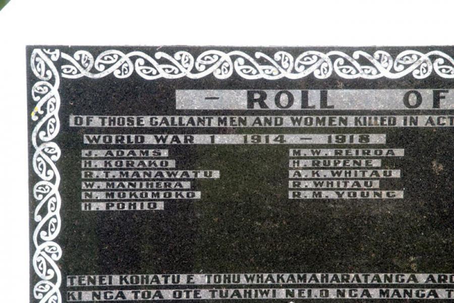 Tuahiwi war memorial