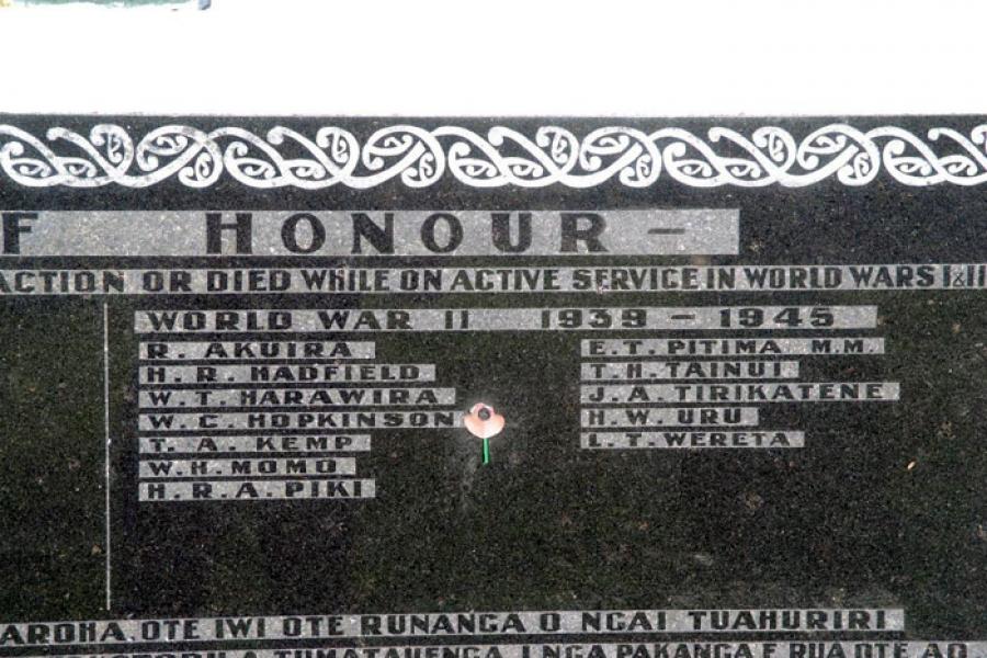 Tuahiwi war memorial