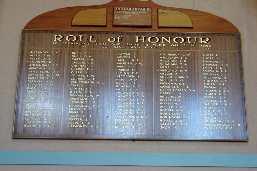 Tuakau war memorial hall