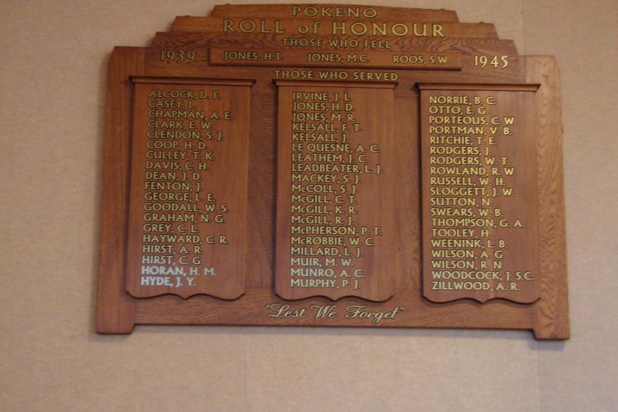 Tuakau war memorial hall