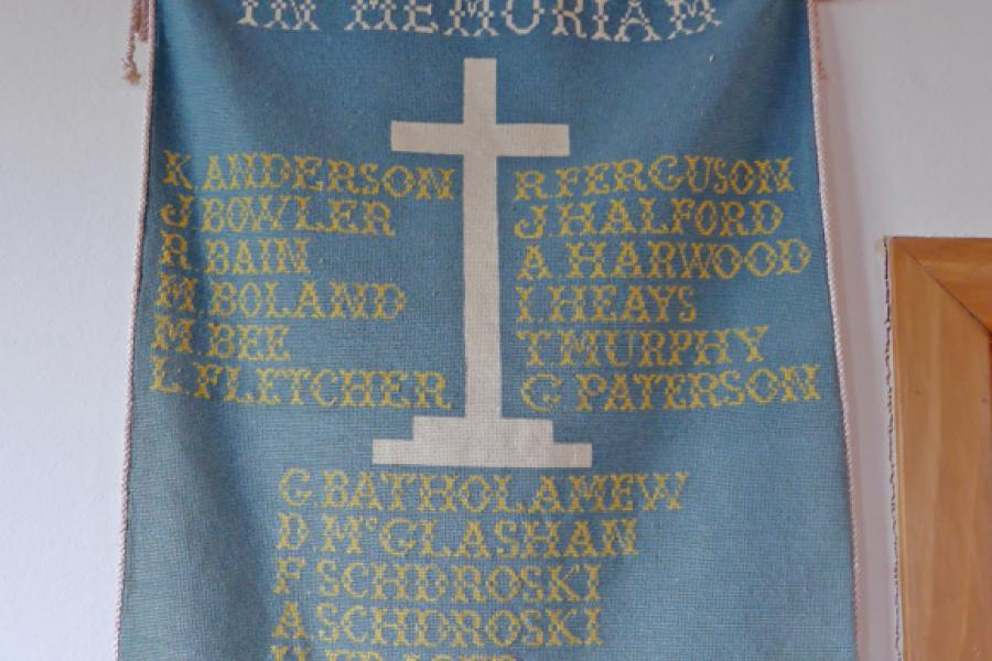 Memorial banner