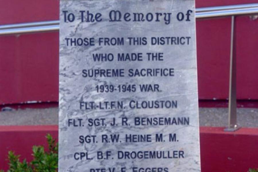 Moutere war memorial