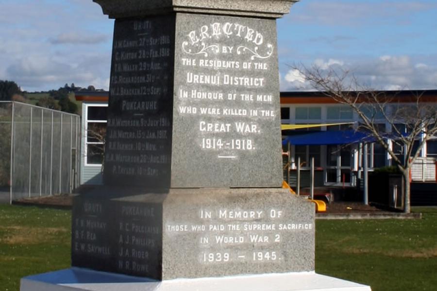 Detail of memorial