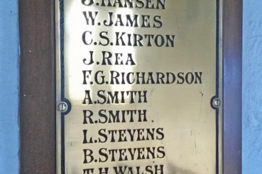 Roll of Honour