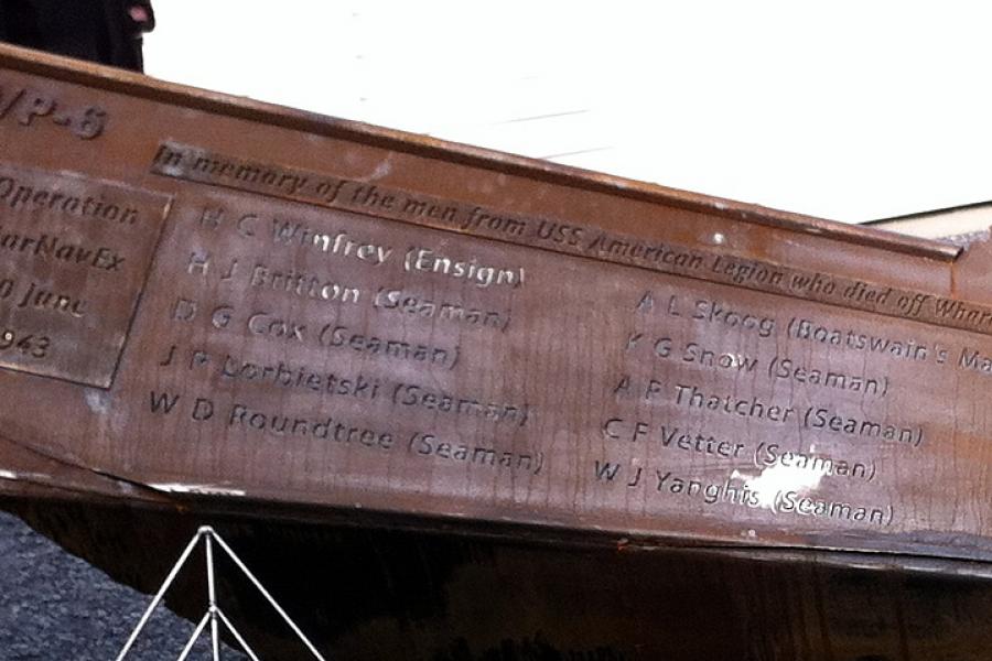 Detail from memorial