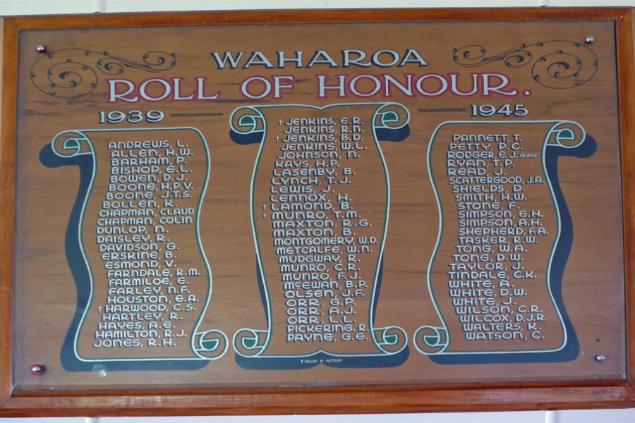 Roll of Honour