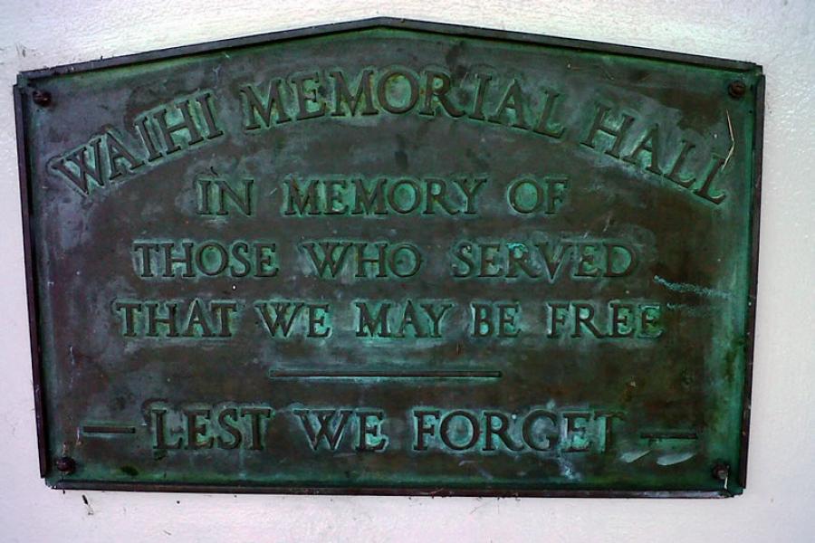 Memorial hall