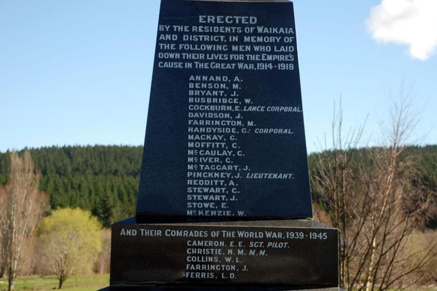 Memorial detail