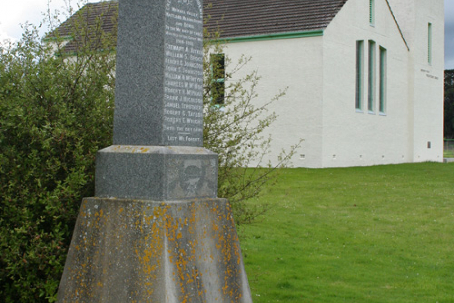 Detail from the memorial