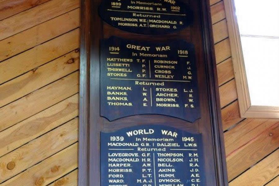 Waikuku memorial memorial