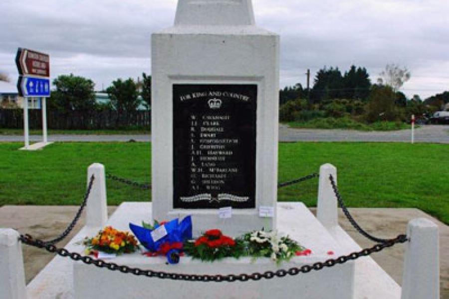 Detail from memorial