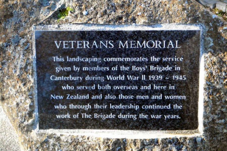 Detail from memorial