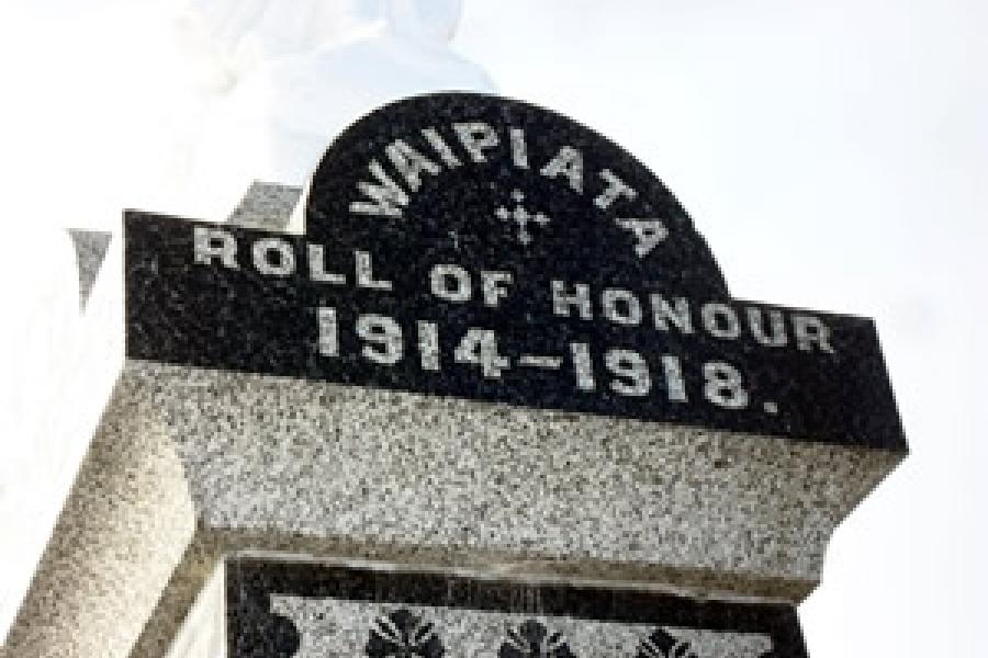 Detail from memorial