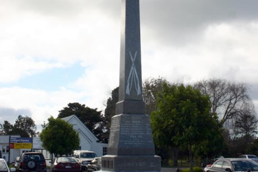 Waipū memorial in 2010