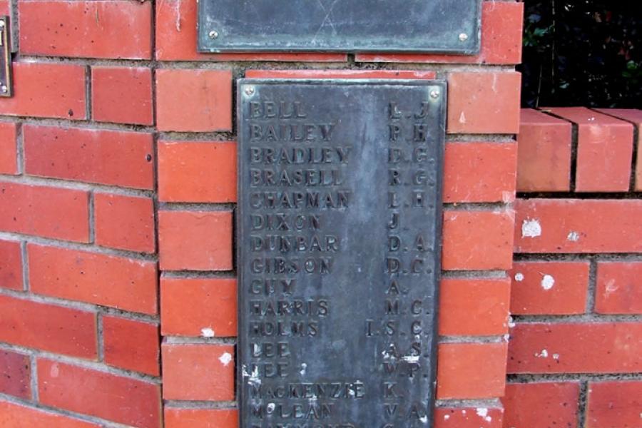 Waipukurau school memorial
