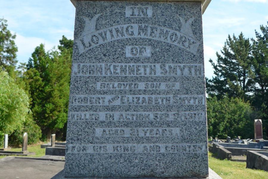 John Kenneth Smyth memorial