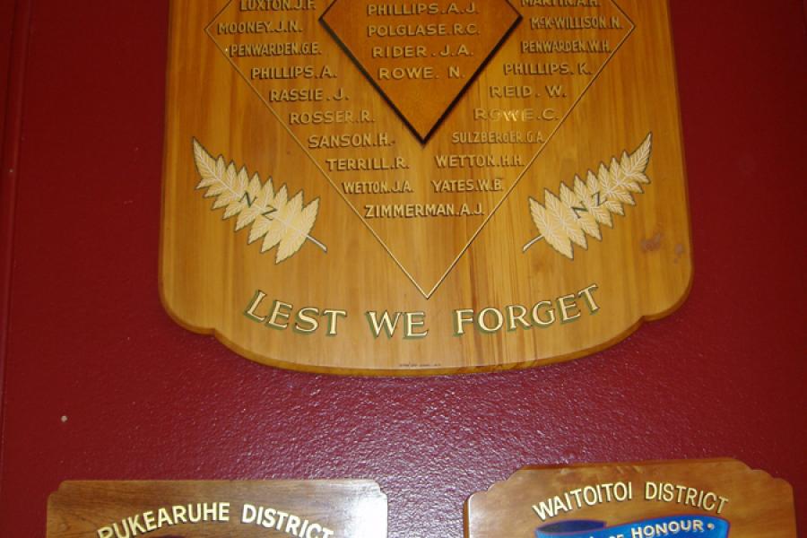 Waitoitoi Memorial Hall