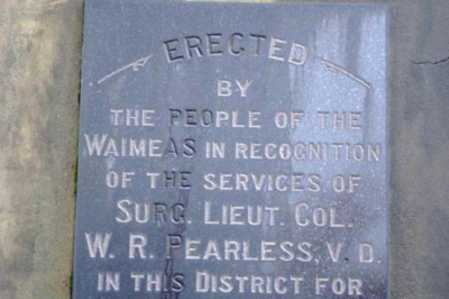 Detail from memorial