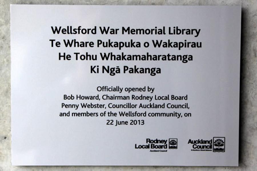Wellsford Memorial Library