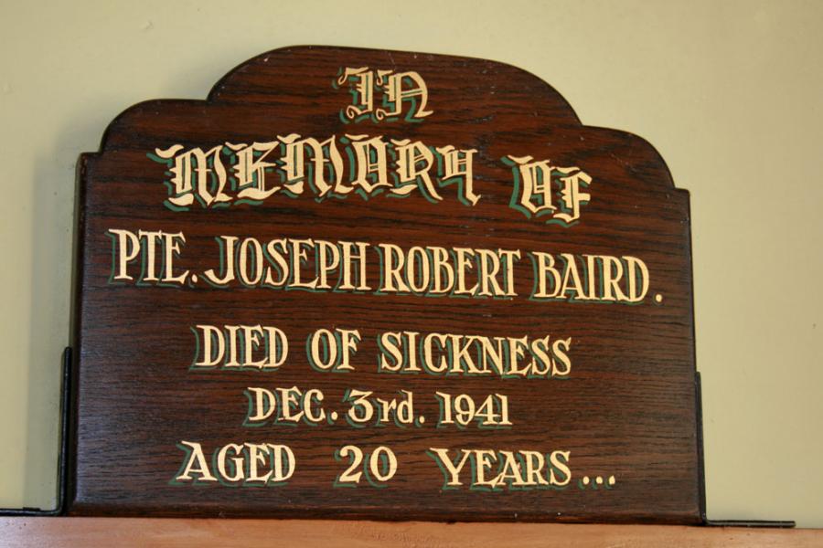Wendon Church memorials