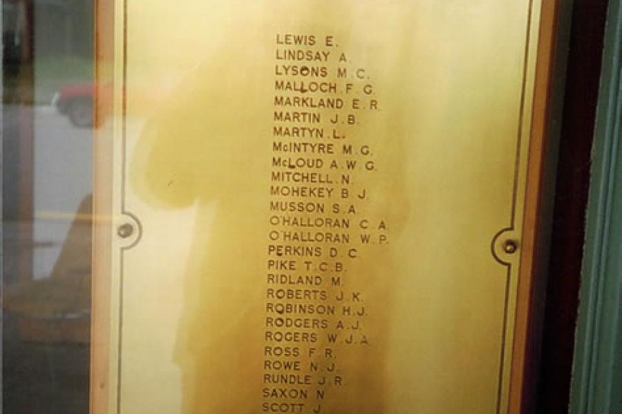 Names on roll