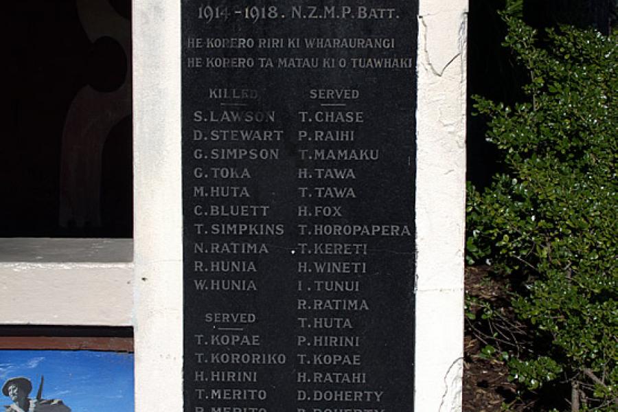 Detail of memorial