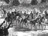 Engraving of the Duke of Edinburgh's visit to Auckland