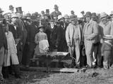 First sod lifted on the main trunk railway
