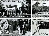 Stamps commemorating Cook Islands self-government