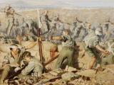 1990 painting of the battle of Chunuk Bair by Ion G. Brown