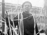 Sailor celebrating VJ Day