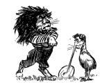 Detail from J.C. Blomfield cartoon, 1904