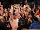 Joseph Parker lifts the WBO world heavyweight belt